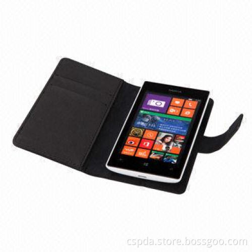 PU Leather Wallet Mobile Cases for Nokia Lumia 525, Different Colors and Styles Available